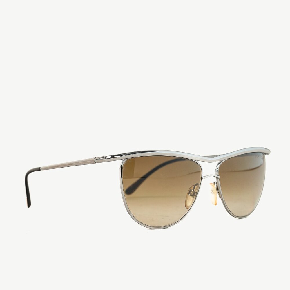 Tom Ford Helene TF182 Silver-Tone Sunglasses